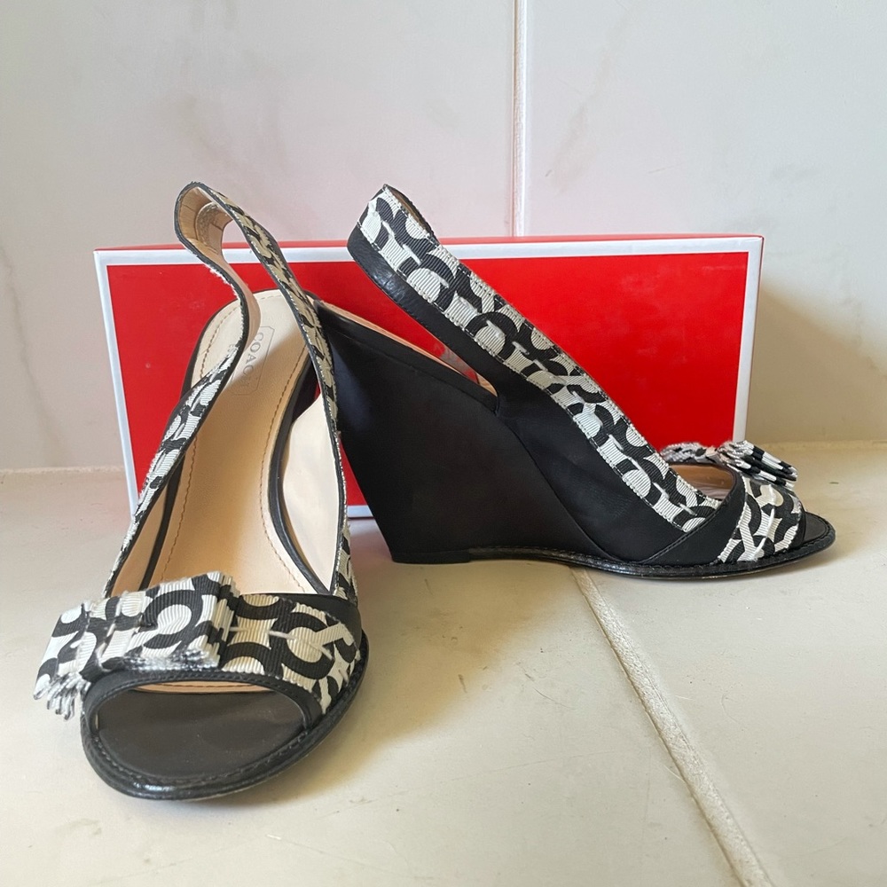 COACH Wedge Sandals
